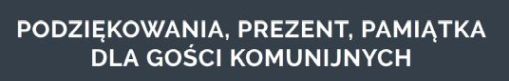 prezent na pierwszą komunię świętą